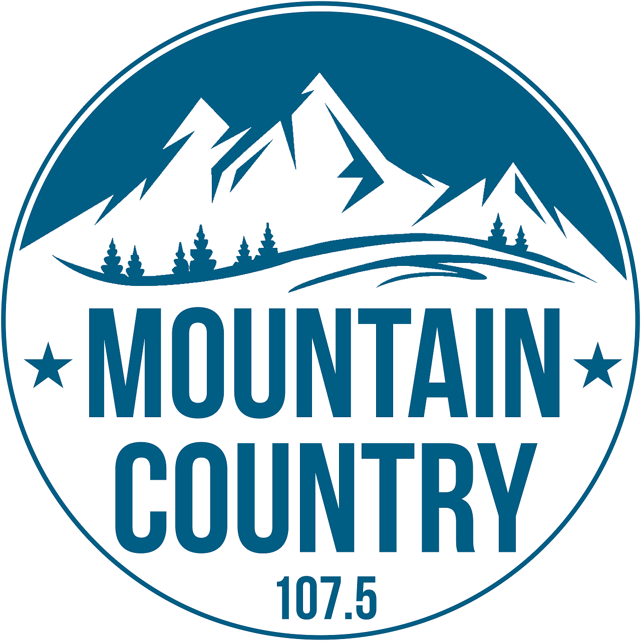 Mountain Country 107.5 Logo